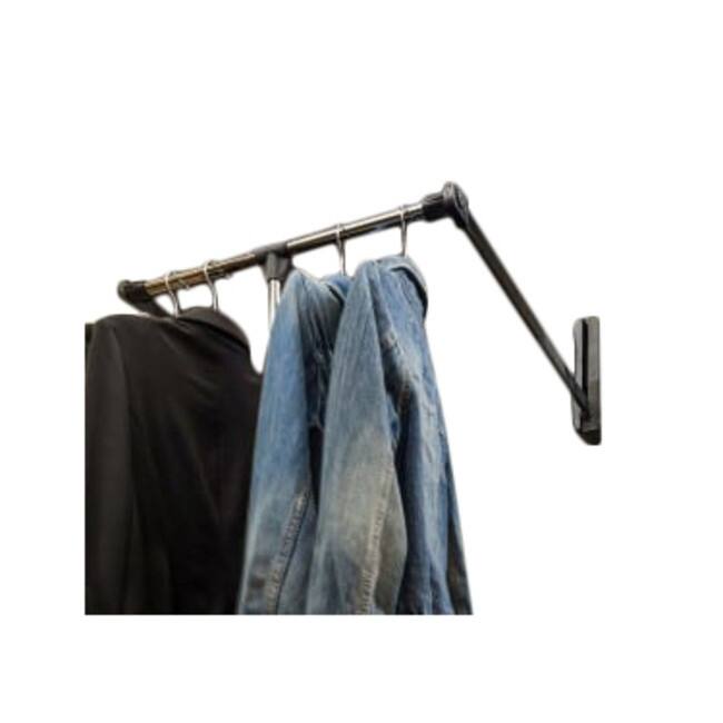 Hardware Resources 32 Inch Wide Pull Down Closet Rod
