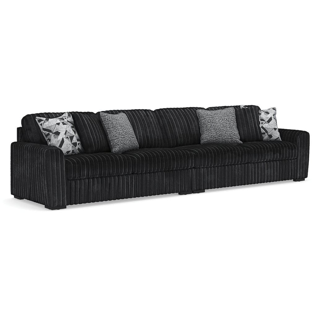 Signature Design by Ashley Midnight-Madness 2-Piece Sectional - 160"W x 41"D x 40"H