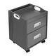preview thumbnail 3 of 5, Alera Pedi Cart Pedicart Drawer Trolley for Pedicure Chair Spa Nail Salon, Grey - N/A