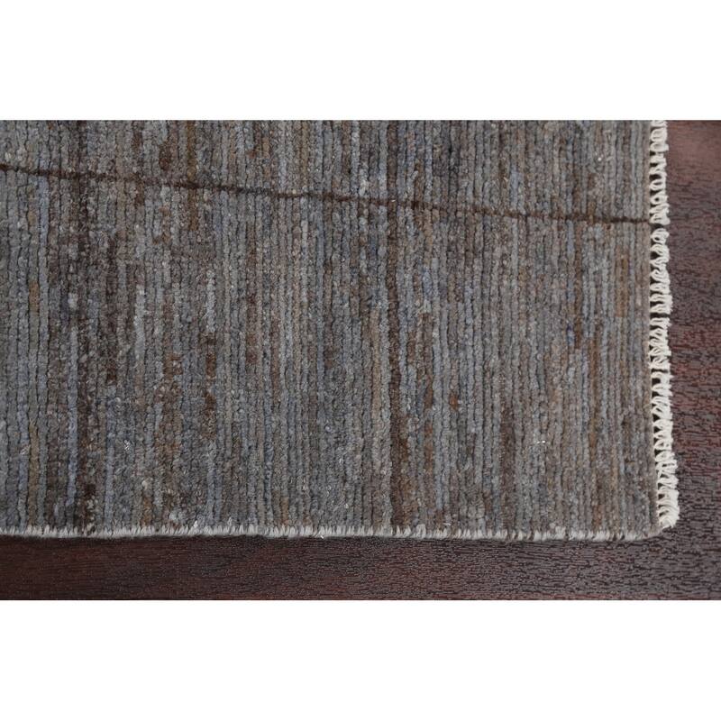 Geometric Checkered Gabbeh Kashkoli Wool Area Rug Hand-knotted Carpet - 3'0" x 4'6"