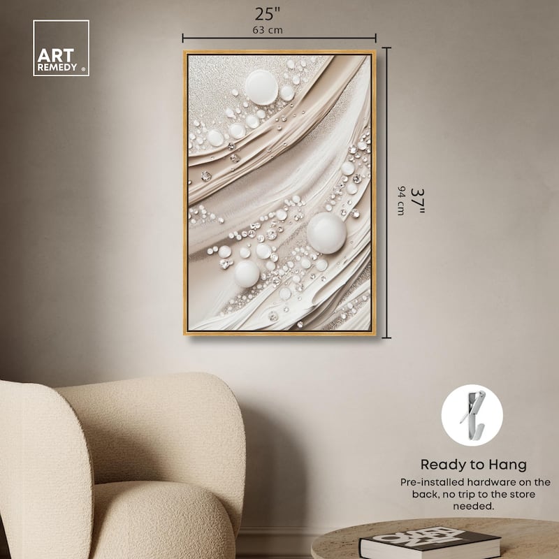 Viscous Veils IV Canvas by Art Remedy