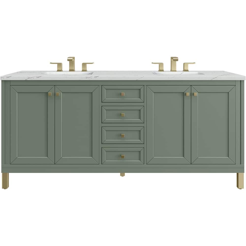 James Martin Vanities 503-V72-3ENC Chicago 72" Free Standing Double