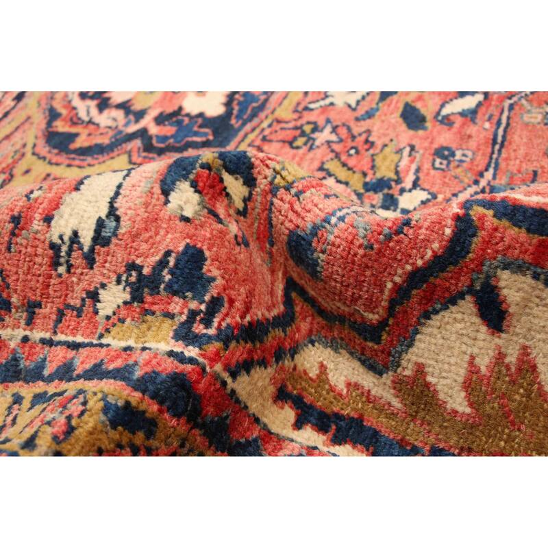 ECARPETGALLERY Hand-knotted Sarabi Light Red Wool Rug - 9'3 x 12'6