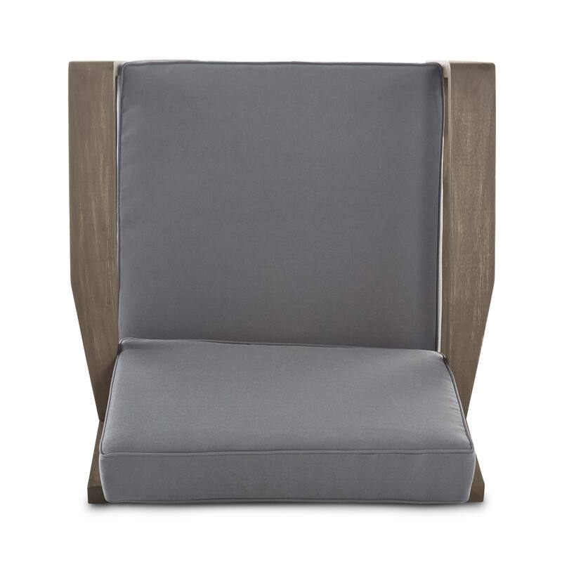 Grenada Acacia Wood Club Chairs (Set of 4) by Christopher Knight Home