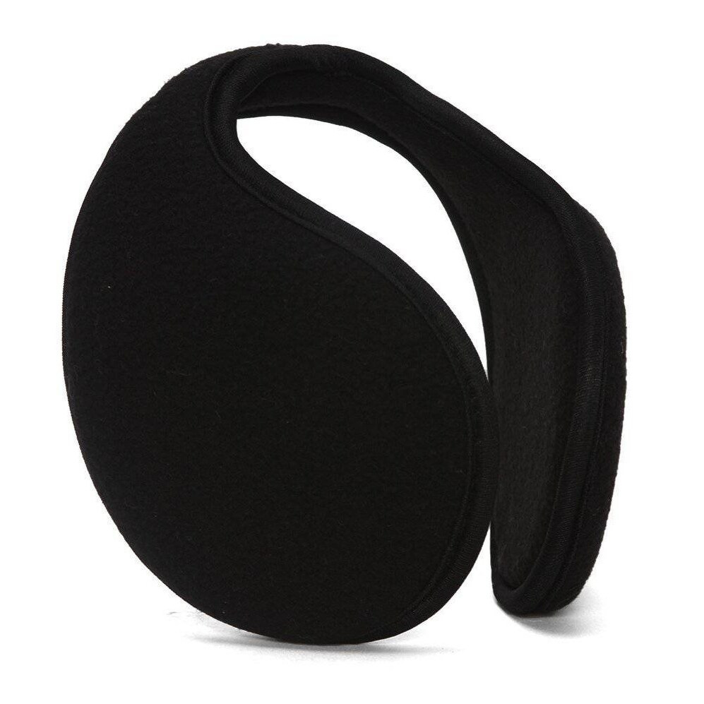 Shop Winter Fleece Ear Muffs Ear Warmer Cover Black One Size