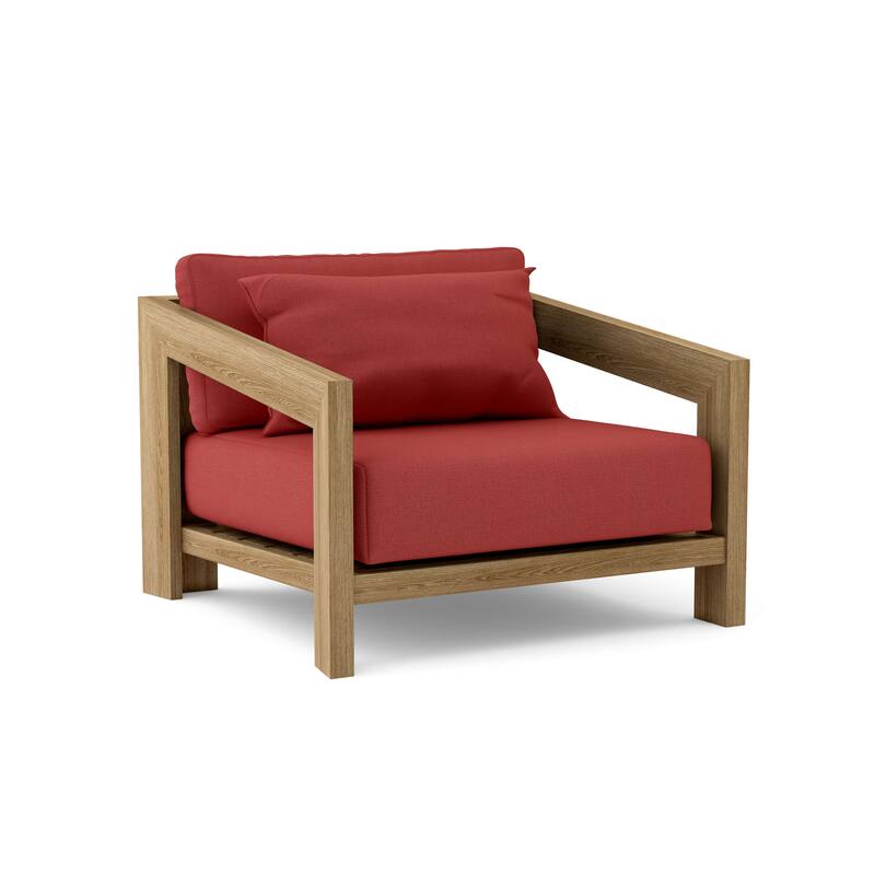 Smyrna Lounge Armchair - Cast Pomegranate