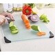 Multi-functional Tempered Glass Kitchen Cutting Chopping Board Rough ...