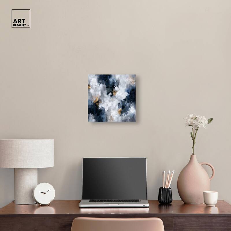 Midnight and Ivory I Canvas by Art Remedy, Gallery Wrapped