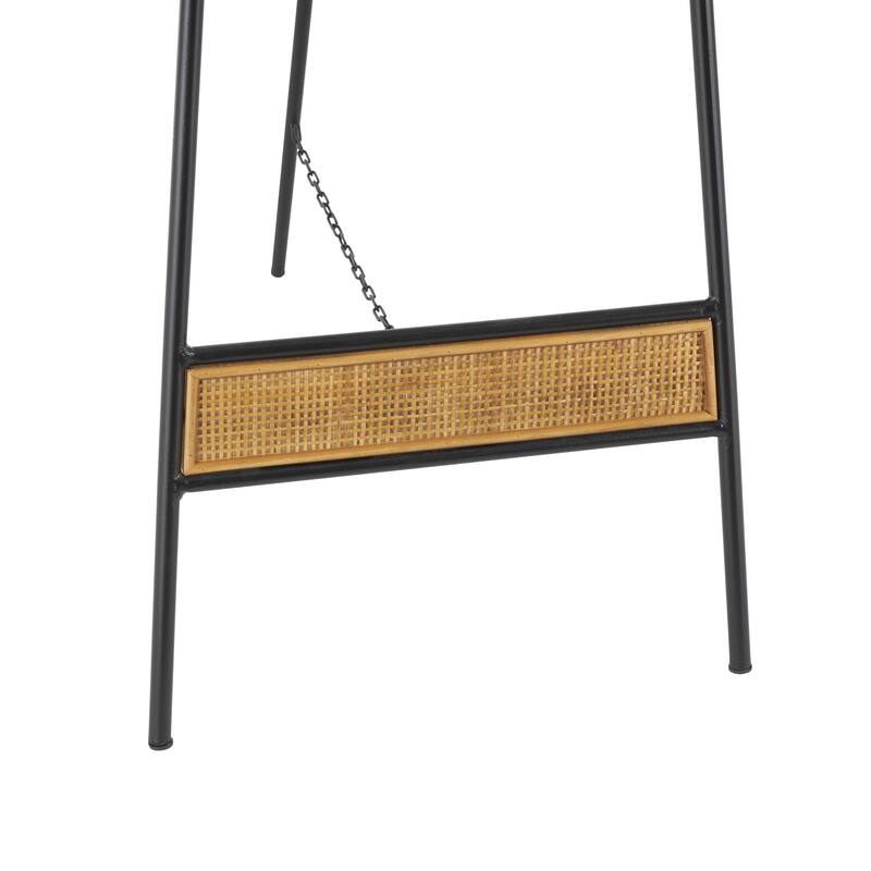 Metal Display Easel with Wood Accents - Black - Roche River Decor