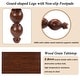 preview thumbnail 25 of 55, Rectangular 47" Wooden Coffee Table with Storage Drawer, Vintage Cocktail Table with Solid Wood Legs for Living Room Elegance