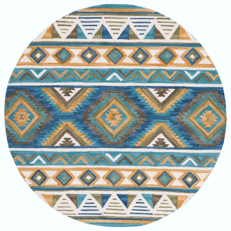SAFAVIEH Handmade Aspen Elisbet Rustic Boho Wool Rug