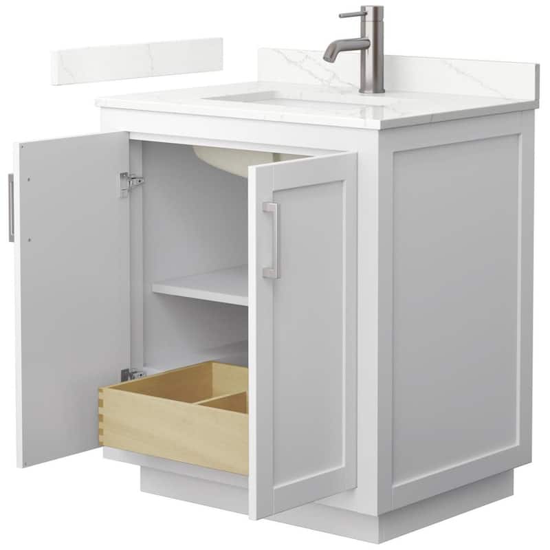 Wyndham Collection WCF292930S-QTZ-UNSMXX Miranda 30" Free Standing