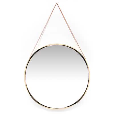 Carson Carrington Kabbo Gold Mirror - 17.5 x 1.75 x 17.5 - 17.5 x 1.75 x 17.5