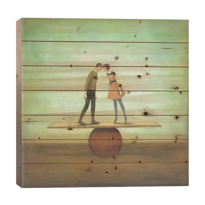Finding Equilibrium Print On Wood by Duy Huynh - Multi-Color - 26x26x1.5