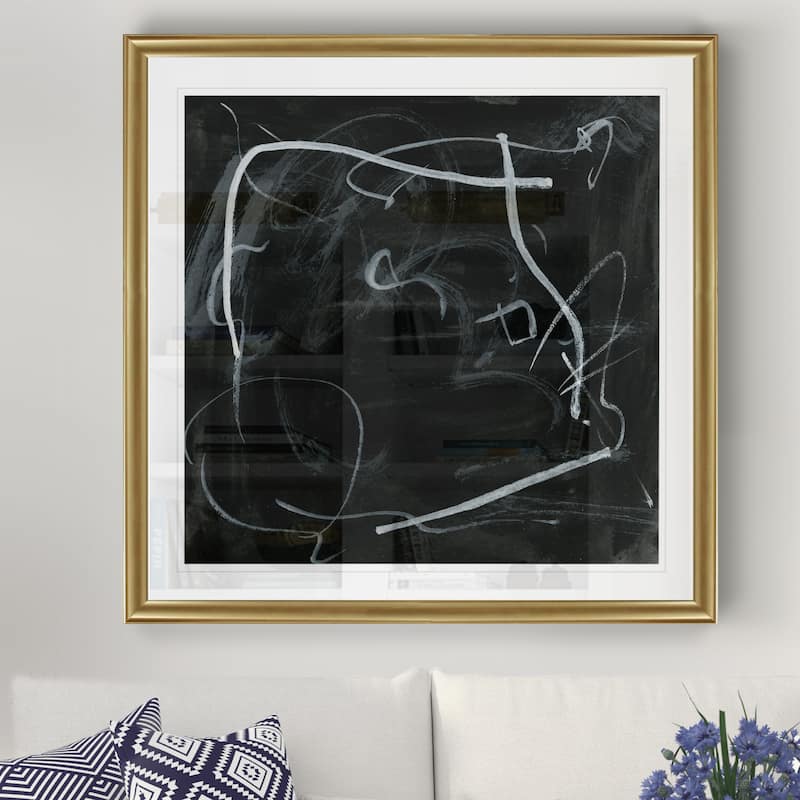 Erase I -Black Framed Print