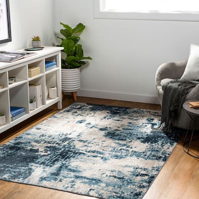 Artistic Weavers Lashmeet Machine Washable Rustic Abstract Area Rug
