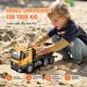 preview thumbnail 6 of 5, RC Dump Truck Toy, 10-Channel 1:14 Scale, Remote Control Dump Truck RC Construction Vehicle Truck Toy
