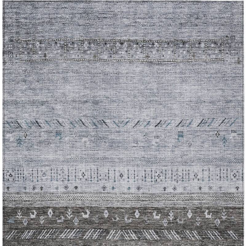 HomeRoots Southwestern Transitional Rectangle Outdoor Rug