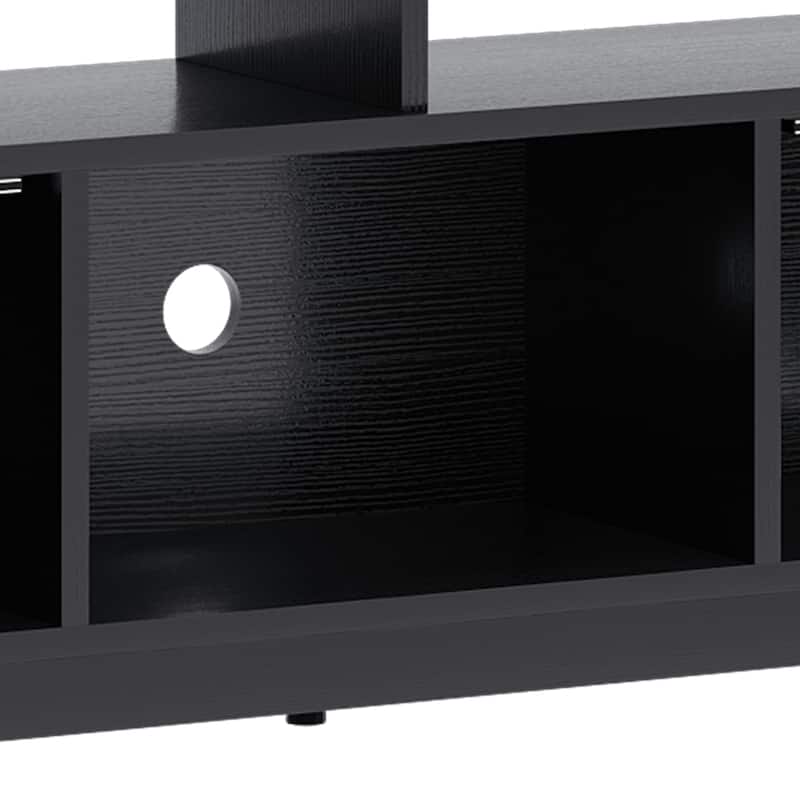 Moasis Farmhouse TV Stand with LED Lights & Power Hub