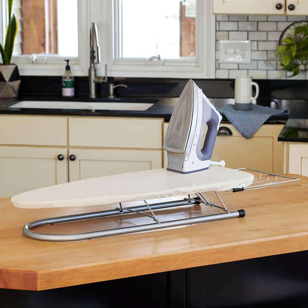 Household Essentials Tabletop Ironing Board with Iron Rest