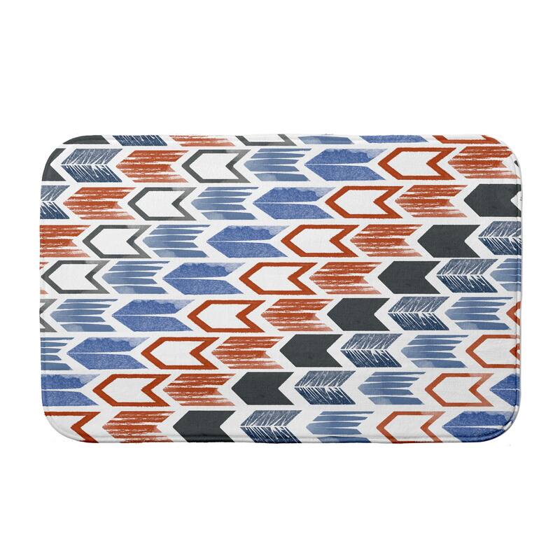 Arrow Bath Mat - 17 x 24 - Orange