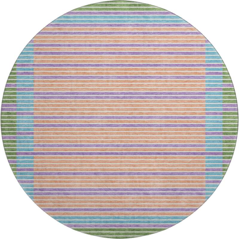 Premium Washable Super Soft Border Geo Mayfield Rug