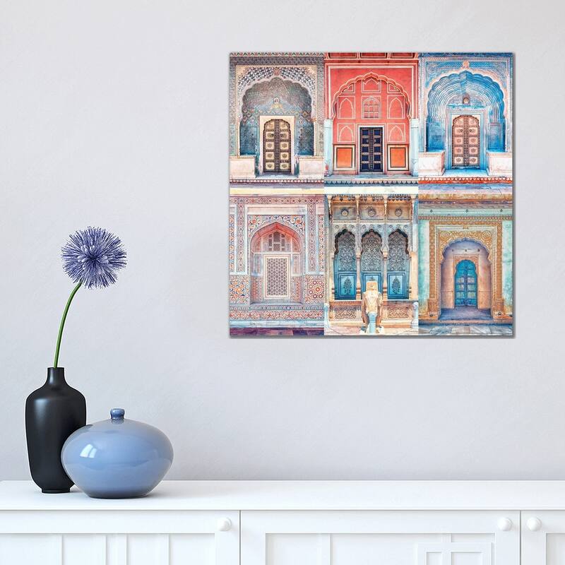 iCanvas "Rajasthan Style" by Manjik Pictures Canvas Print - 18x18x1.5