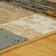 Miranda Haus Geometric Modern Patchwork Polypropylene Indoor Area Rug