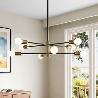 8 - Light Modern Linear Sputnik Chandelier for Dining Room - Bed Bath ...