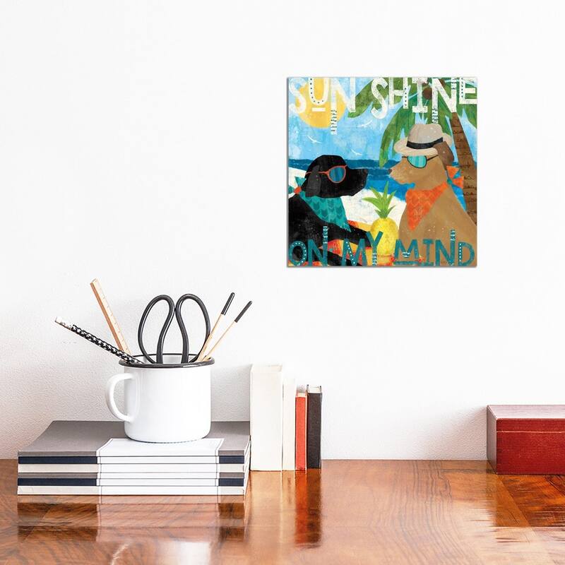 iCanvas "Good Vibes III" by Veronique Charron Canvas Print - 12x12x1.5
