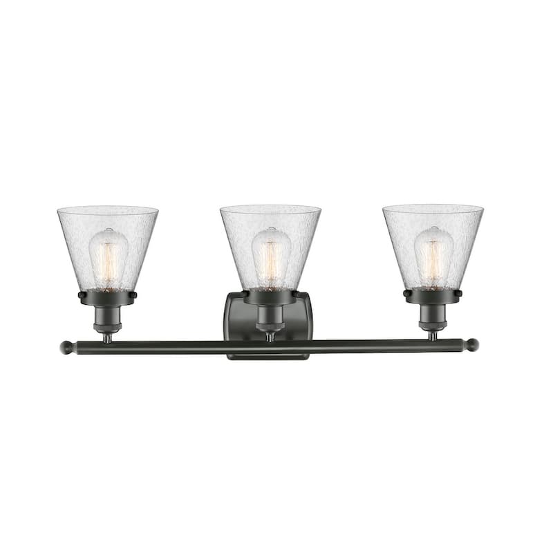Innovations Lighting Small Cone 3 Light 26" Wide Vanity Light