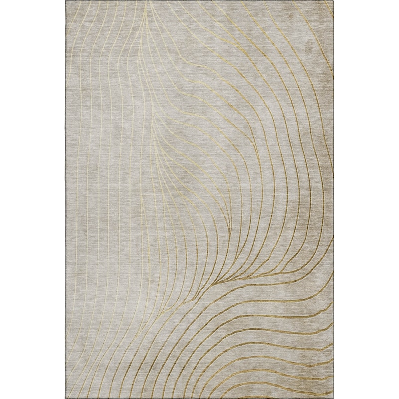 Premium Washable Super Soft Modern Wave Mayfield Rug