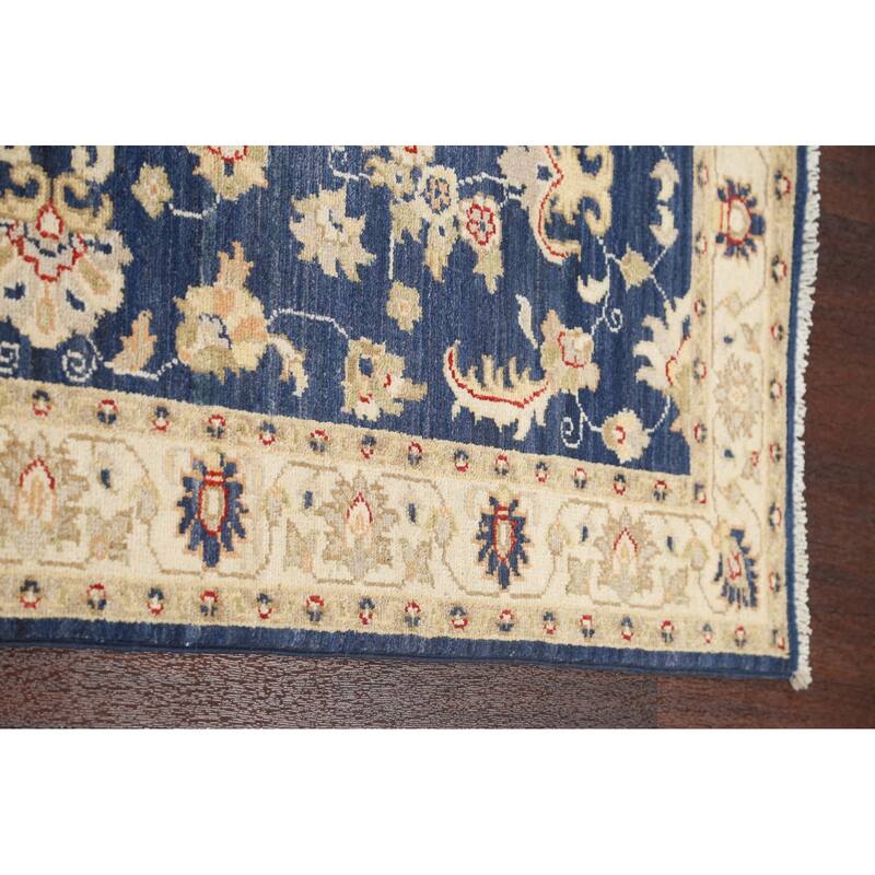 Vegetable Dye Peshawar Chobi Oriental Runner Rug Hand-knotted Carpet - 2'8" x 9'11"