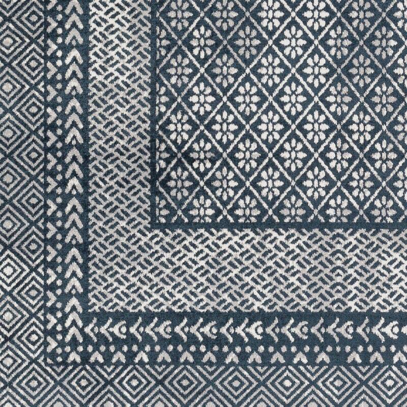 Livabliss Wolbach Machine Washable Traditional Border Area Rug