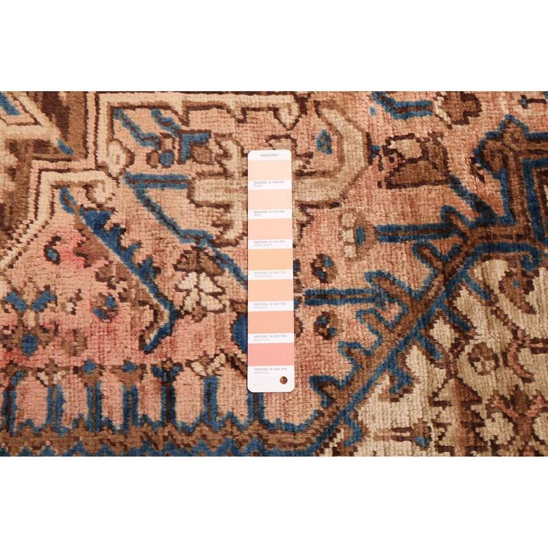 ECARPETGALLERY Hand-knotted Sarabi Salmon Wool Rug - 7'1 x 9'4