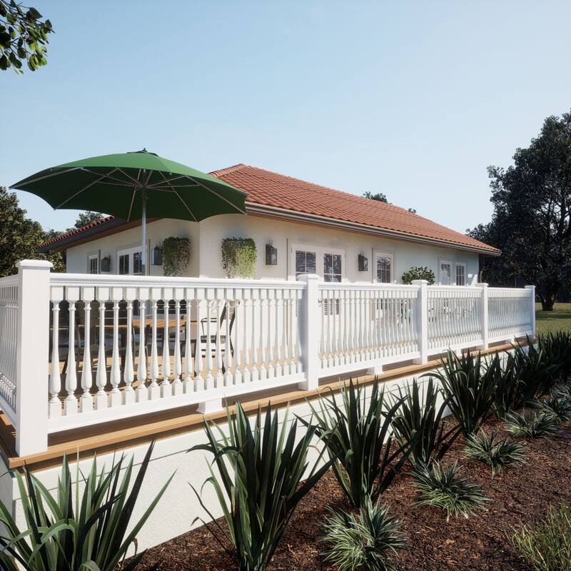 Endurathane 500 Series Calico Baluster, Factory Primed Polyurethane
