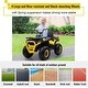 preview thumbnail 3 of 5, 12V Kids Electric 4-Wheeler ATV Quad Ride On Car with LED Light, Music, Horn, USB/TF/MP3 - 43.5" x 27.5'' x 30.5"