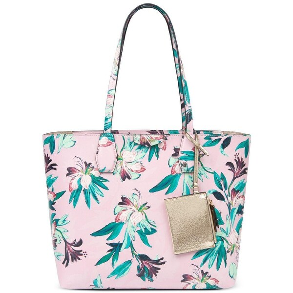 nine west pink tote bag