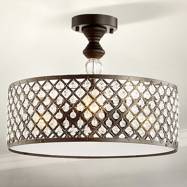 Jonathan y store flush mount light