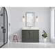 preview thumbnail 78 of 161, Willow Collection 48 in W x 22 in D x 36 in H Boston Single Bowl Sink Bathroom Vanity with Countertop