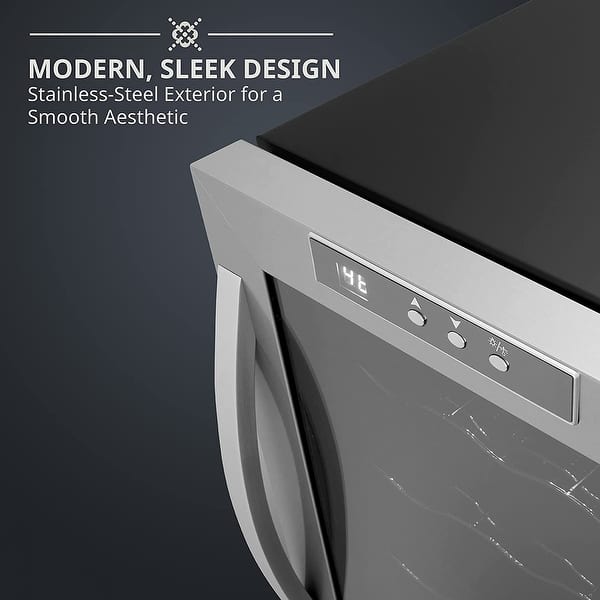 Schmécké 12 Bottle Thermoelectric Wine Cooler/Chiller for Red & White