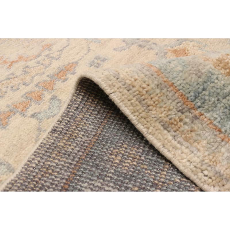 ECARPETGALLERY Hand-knotted Jules Serapi Beige Wool Rug - 7'11 x 9'9