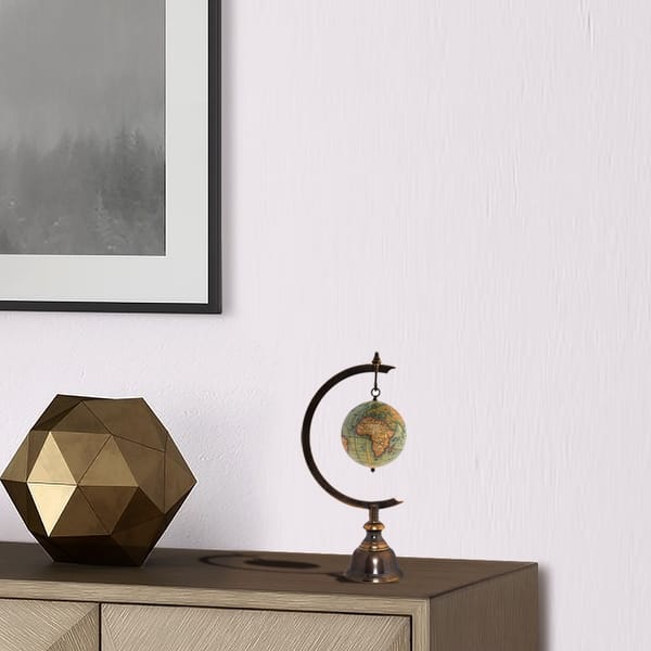 slide 2 of 5, Authentic Models Navy Globe in Multi-colored