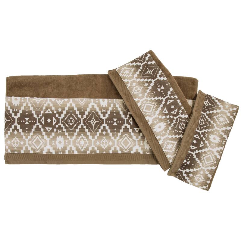 Paseo Road by HiEnd Accents Chalet Aztec Bath Towel Set, 3PC