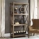 preview thumbnail 1 of 0, Uttermost Stratford 39" W Rustic Farmhouse 100% Reclaimed Wood Etagere Natural Wood