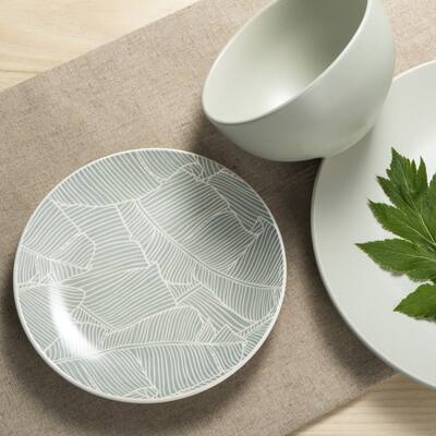 Goa Sage 12 Piece Stoneware Dinnerware Set, Service for 4