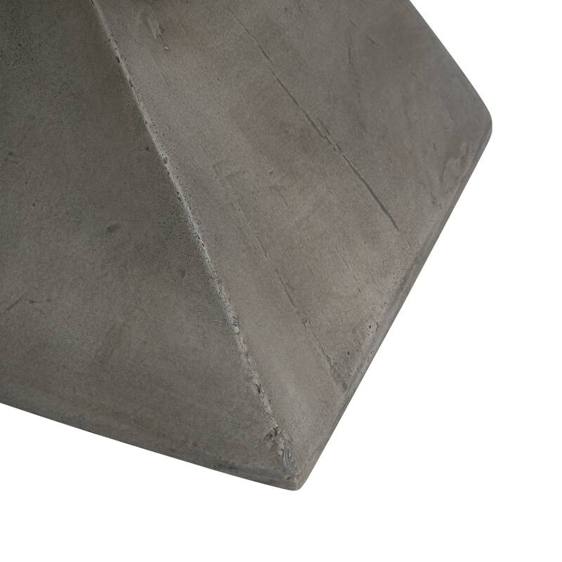 Atlas Indoor Lightweight Concrete Accent Table by Christopher Knight Home