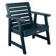 preview thumbnail 1 of 6, HIGHWOOD Eco-friendly Synthetic Wood Garden Chair Blue