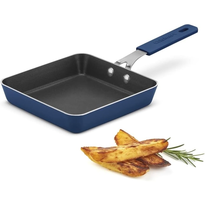 Cuisinart Mini 5.5 Nonstick Square Fry Pan | Navy