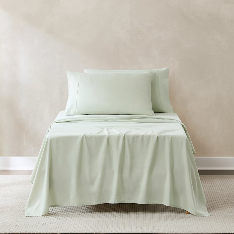 Lush Decor Verona Solid Sheet Set - Sage - Twin